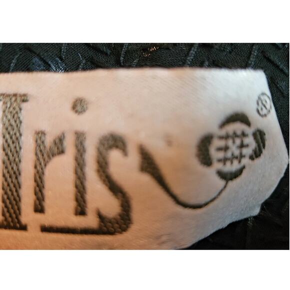 Iris Black Sequin top,  Y2K NY Eve Party Mother of the Bride Black Tie Vintage - Picture 4 of 7